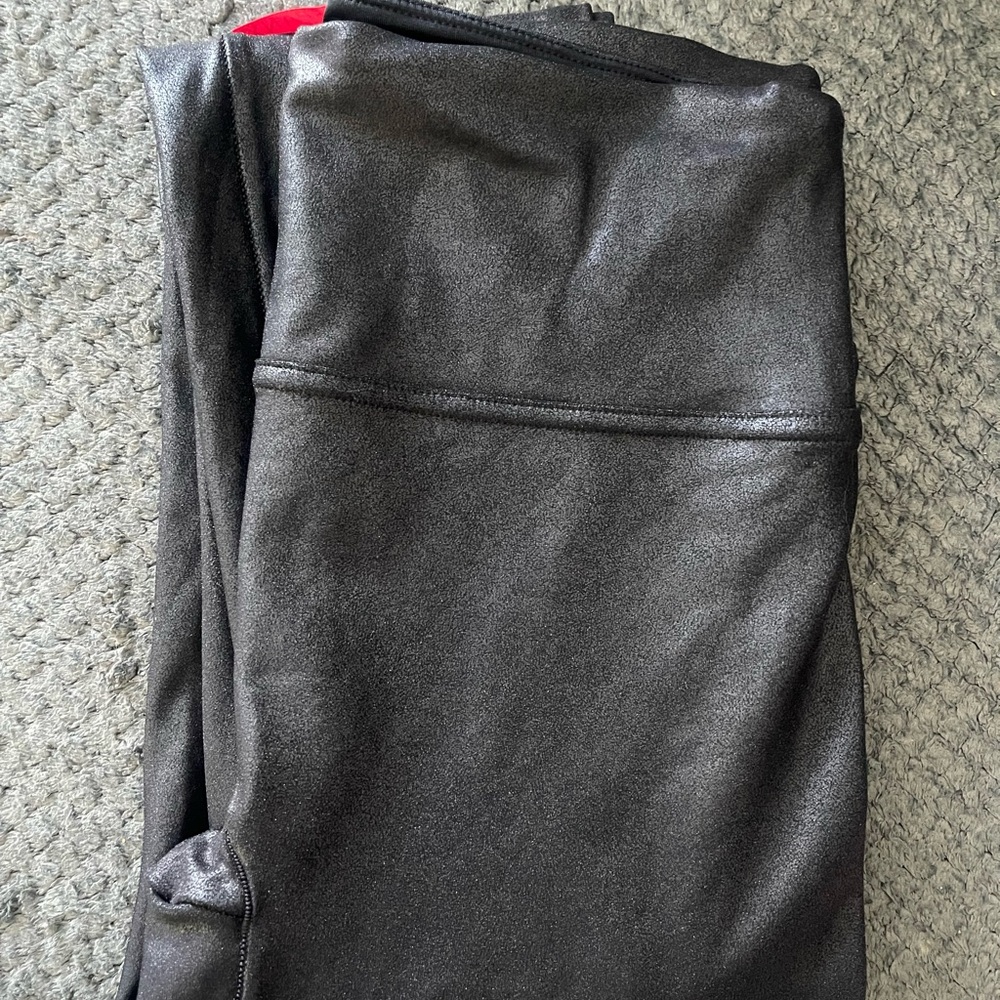 SPANX NWOT Leather leggings